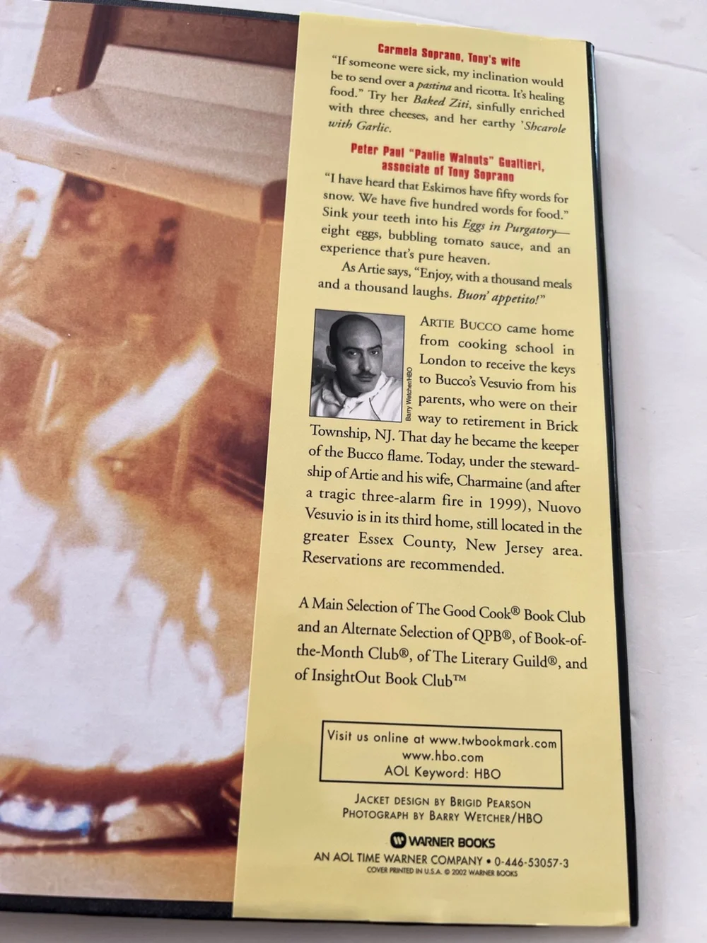 The Sopranos Family Cookbook: As Compiled by Artie Bucco - Hardcover - 1st Print